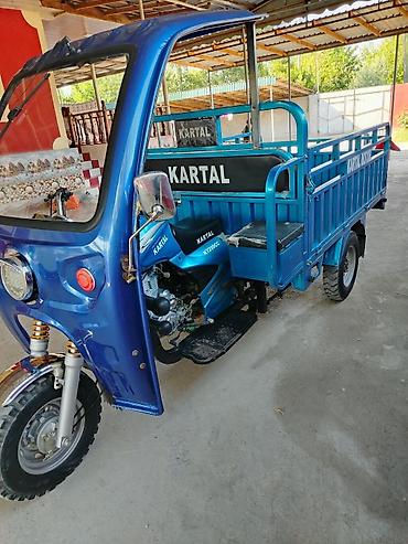 mon moto: Kartal KT200SC üçtəkərli yük motosikleti - Güclü benzin mühərriki — 4