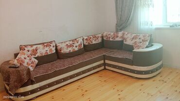 Divanlar: Künc divan, İşlənmiş, Açılmayan, Bazasız