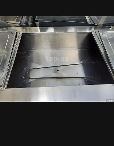 Оборудование для ресторанов, кафе: İsti yemək vitrini / bain-marie bufet masası - Material: paslanmayan — 5