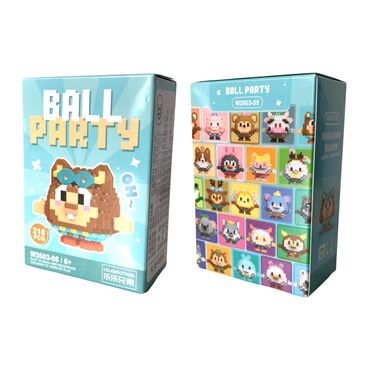 наруто магазин: Конструктор мини‑блоков “Ball Party” (LELEBROTHER) - Серия: W2603-05