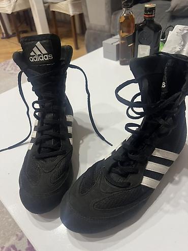 adidas kimano: Original Adidas boks/resslinq üçün yüksək boğazlı idman ayaqqabısı - — 1