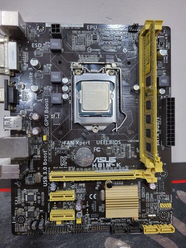 материнские платы intel q370: Материнская плата Asus H81M-K ●Процессор Intel Celeron G1840 2.8Ghz