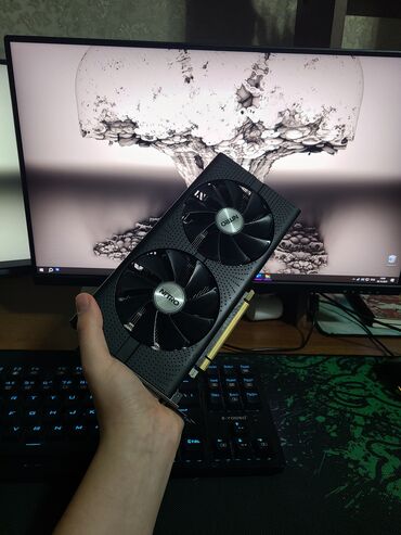 материнская плата h110: Видеокарта, Б/у, Radeon RX, 8 ГБ, Для ПК