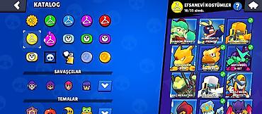 ox və kaman: Brawl Stars hesabı – yüksək kupalı və zəngin kolleksiya - Kupa yolu — 6