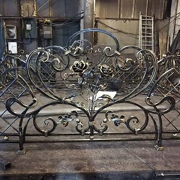 Сварка: Ограда на могилу Кованая Оградка Кованные оградки Ограждение — 20