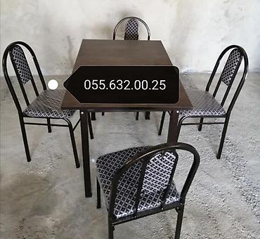 turba: 4nəfərlik stol stul desti 115manatdan başlayır. Hər ölcude sifariş edə — 2