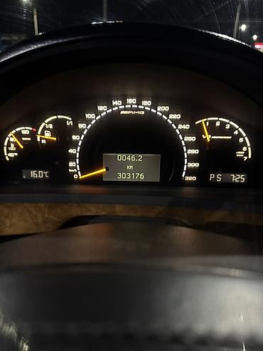 Транспорт: Mercedes-Benz S-class AMG: 2003 г., 5 л, Автомат, Бензин, Седан — 7