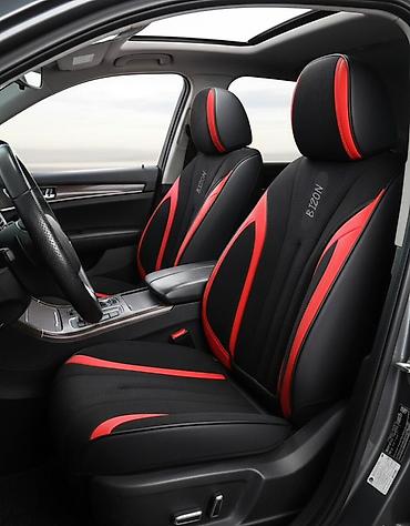 Чехлы и накидки на сиденья: Чехлы Экокожа, цвет - Серый — 1