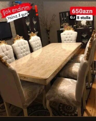Dolablar: Qonaq otağı üçün, Yeni, 8 stul lalafo.az -da Dolablar: Qonaq otağı üçün, Yeni, 8 stul