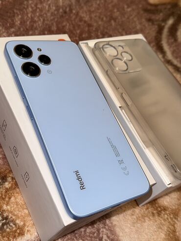 Мобильные телефоны: Xiaomi, Redmi 12, Новый, 128 ГБ, цвет - Голубой