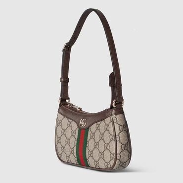 широкий ремень: Сумка на плечо Gucci Jackie-стиля - Компактная форма багет/хобо -