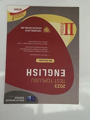 Testlər: İngilis dili Testlər 11-ci sinif, DİM, 2-ci hissə, 2023 il — 1