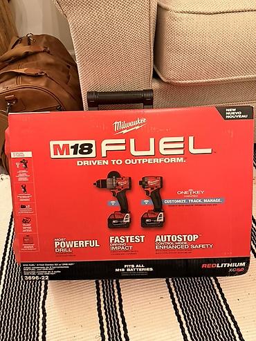 milwaukee: Набор Milwaukee M18 FUEL 2-Tool Combo Kit с ONE-KEY (модель 3696-22) — 1