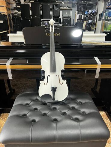 Sintezatorlar: Skripka Valensia YV 1001 4/4 – AĞ RƏNG Skripka🎻 ✨ Sadəcə alət deyil