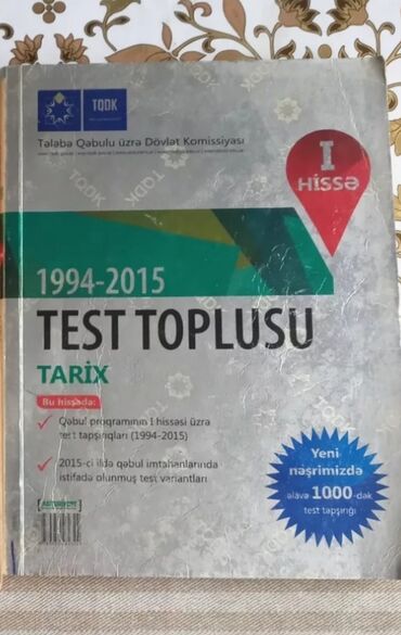 kimya test toplusu pdf: Tarix test toplusu