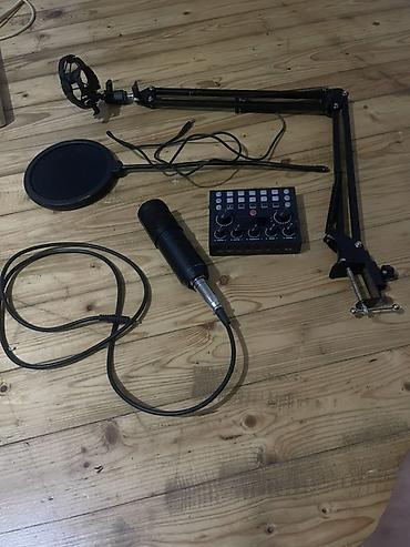 azercell internet modem: Podcast/stream üçün tam mikrofon seti - Kondensator mikrofon (XLR — 2