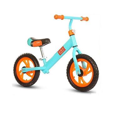cizmice ugg: Balance bike 12 inch – plavo-narandžasti bicikl bez pedala Upoznaj — 1
