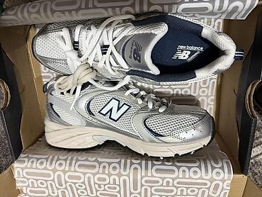 nb 550: Мужские кроссовки, 38, New Balance, Новый, цвет - Серебристый, Самовывоз — 1
