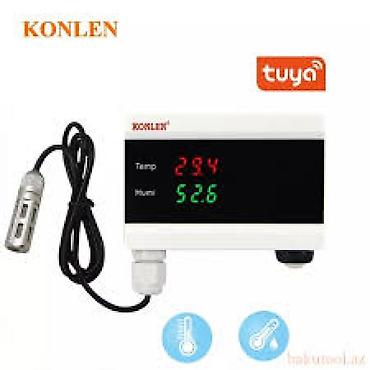 klim: KONLEN KLN-951 TH Wi‑Fi Ağıllı Temperatur və Rütubət Detektoru — 1
