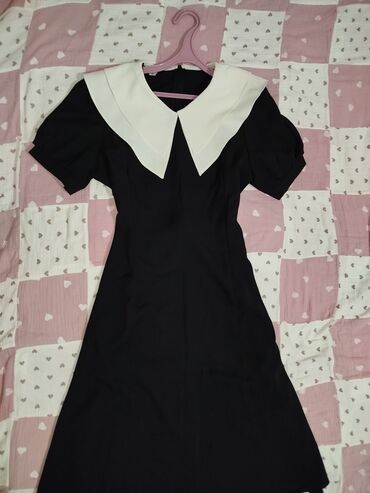 чёрное платье: Вечернее платье, Коктейльное, Длинная модель, Вискоза, С рукавами, One size