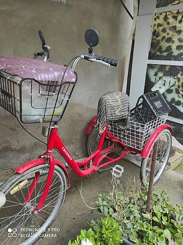 velosiped scott: Qırmızı CHARMER üçtəkərli velosiped - Stabil və rahat idarəetmə üçün — 1