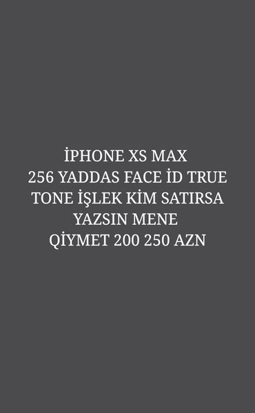 Apple iPhone: IPhone Xs Max, 256 GB, Ağ, Simsiz şarj, Face ID