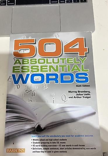 İdman və hobbi: Məhsul: “504 Absolutely Essential Words” — Barron’s, Sixth Edition — 1