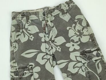 zielone legginsy 122: 3/4 Children's pants H&M, 7 years, condition - Fair