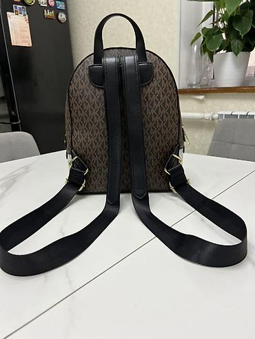 Рюкзаки: Рюкзак Michael Kors, модель в фирменном монограмном канвасе MK — 2