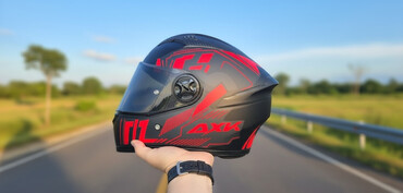 Moto dəbilqələr: Motosiklet dəbilqəsi – AXK tam üzlü model - Korpus: aerodinamik tam — 1