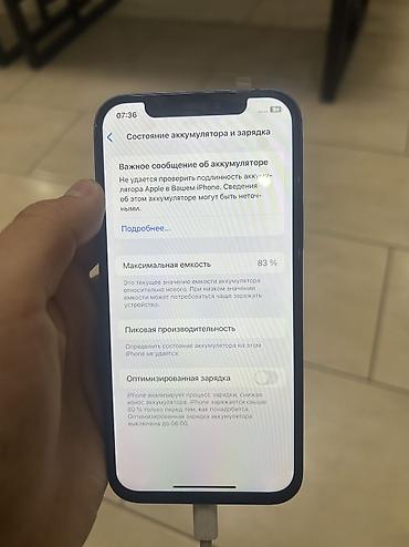 mini iphone: IPhone 12, Б/у, 64 ГБ, 83 % — 2