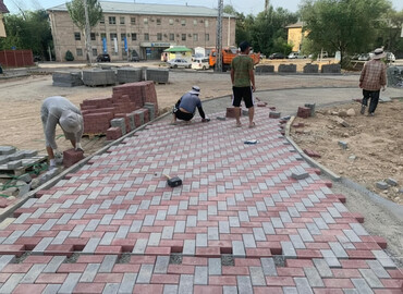 Брусчатка кирпич: Брусчатка кирпич, Для парковки, Бетонная, Прессованная, Новый, Гарантия, Бесплатный выезд, Укладка — 1