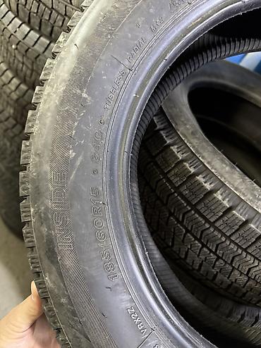 Шины: Шины 185 / 60 / R 15, Зима, Б/у, Комплект, Легковые, Япония, Bridgestone — 3