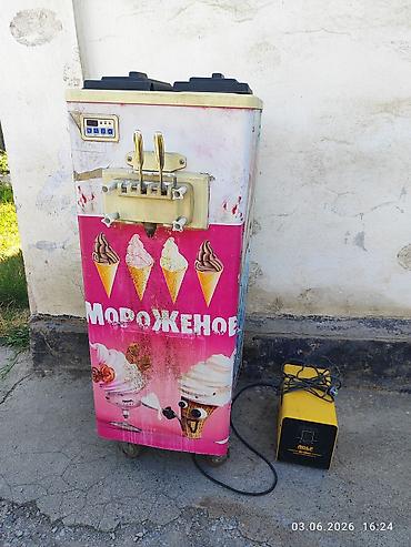 Оборудование для производства: Аппарат для мягкого мороженого+ стабилизатор новый - Напольный фризер — 3