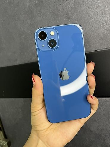 IPhone 13, синий цвет. Характеристики и детали: - Память: 128 ГБ