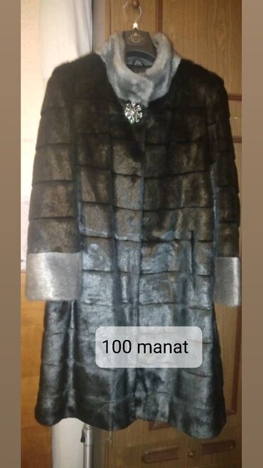 норковая шуба цена бишкек: Çox az 2-3 dəfə geyilib.Təzəkimidi.Qara rəng,qolları,boynu boz