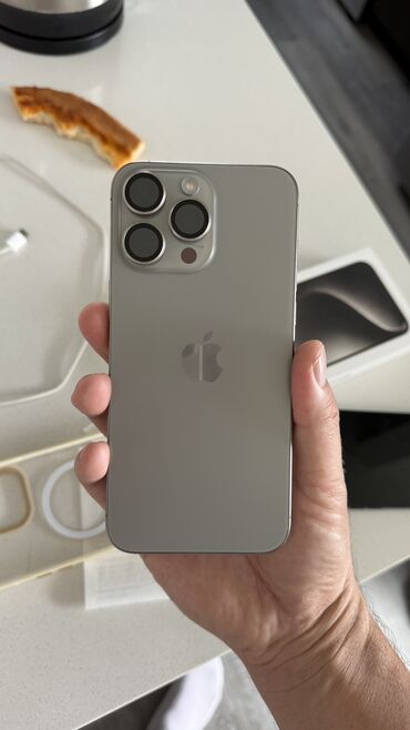 google pixel 5a бишкек: IPhone 15 Pro Max, Колдонулган, 256 ГБ, Natural Titanium, Коргоочу айнек, Куту, 87 %