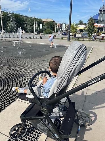 прокат коляски: Продаю детскую каляску ining beby. Очень удобная и стильная каляска в — 1