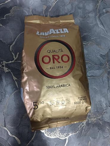 Чай, кофе, напитки: Məhsul: Lavazza Qualità Oro qəhvə dənələri - Növ: 100% Arabica - — 1