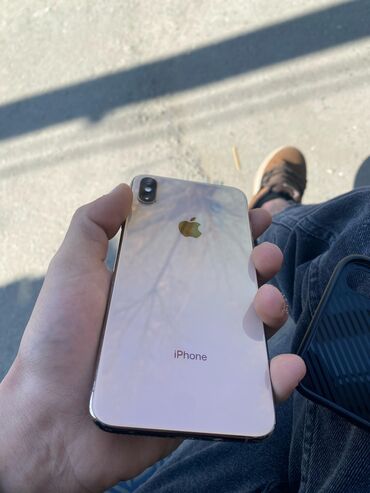 telefon 40 manat: IPhone Xs Max, 64 GB, Qızılı, Simsiz şarj, Face ID