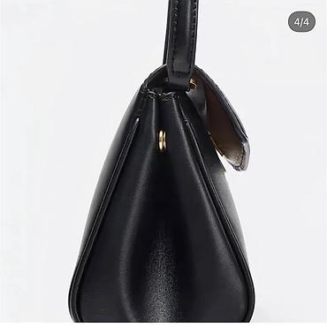 волосы на заколка: Сумка женская ZARA, модель с верхней ручкой - Цвет: классический — 4