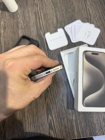 iphone s4: IPhone 15 Pro, 128 GB, Natural Titanium, Sənədlərlə — 7