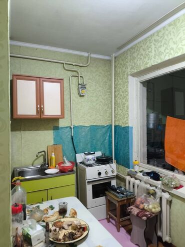 квартиры посуточно аламедин 1: 1 комната, 46 м², 105 серия, 1 этаж, Косметический ремонт