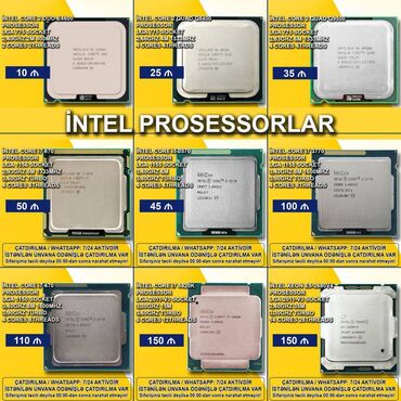 noutbuk ehtiyat hissələri: Prosessor Intel Core i7 Intel Prosessorlar, 8 nüvə, İşlənmiş