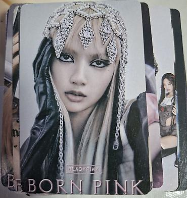 карты игральные пластиковые: Набор коллекционных карточек BLACKPINK — концепт “Born Pink”. 47 штук — 2