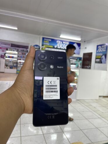 poco x3 64: Redmi, Redmi Note 13, Колдонулган, 256 ГБ, түсү - Кара, 2 SIM