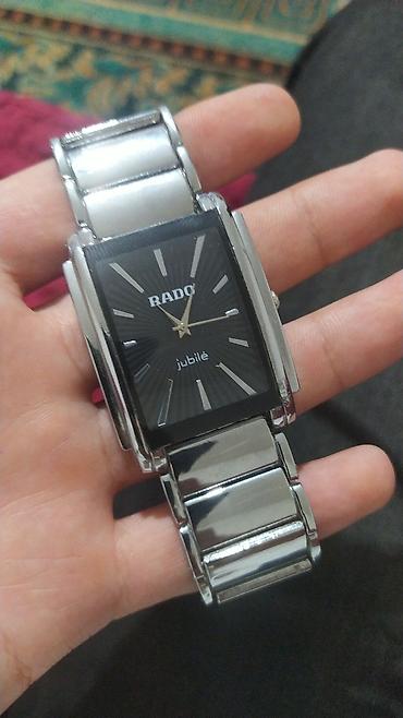 kohnə sifer: RADO Jubilé kişi qol saatı - Korpus: düzbucaqlı forma, metal (gümüşü — 1