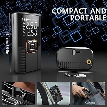 bmw 120: Daimi portativ hava kompressoru – çoxməqsədli şin nasosu - Maksimal — 7