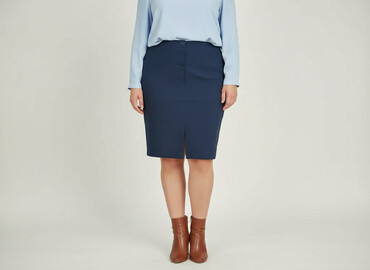 niebieska spódnice ołówkowe: Beloved, Women`s skirt, size 2XL