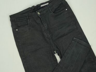 rajstopy czarne z wzorem: Goodies, Jeans for women, size XL (EU 42)